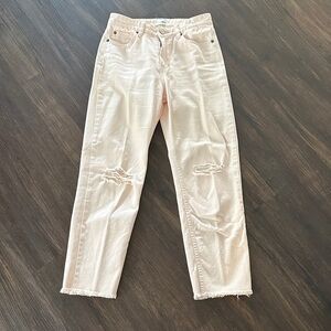 Amuse Society Light Pink Boyfriend Jeans